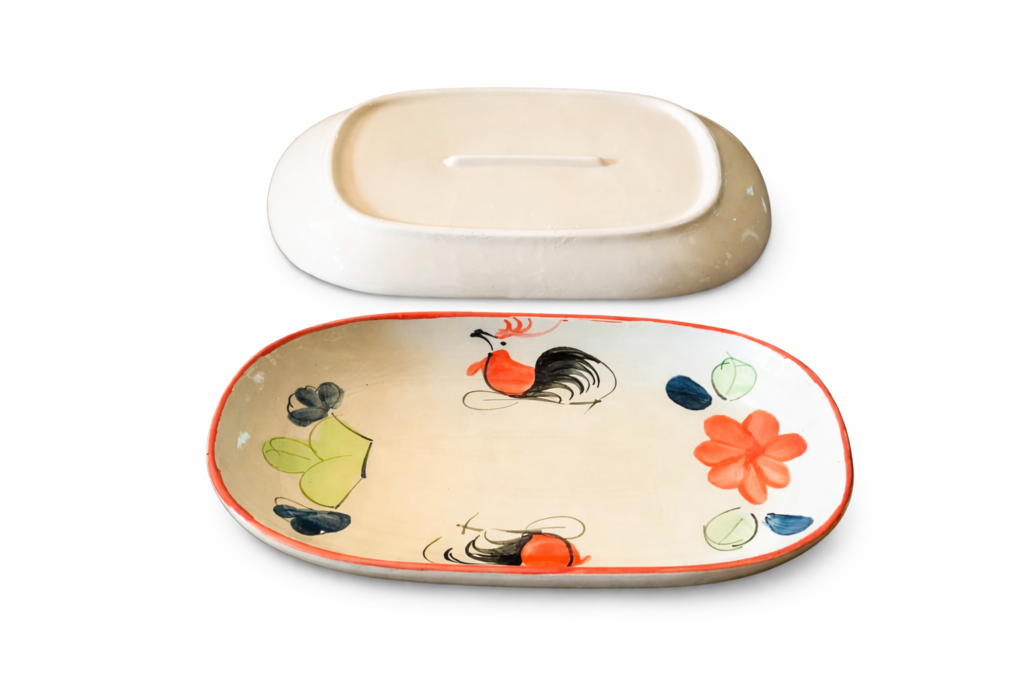 Chicken design plate