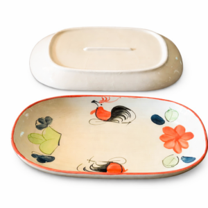 Chicken design plate