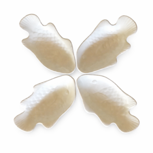 Fish shaped dipping bowl